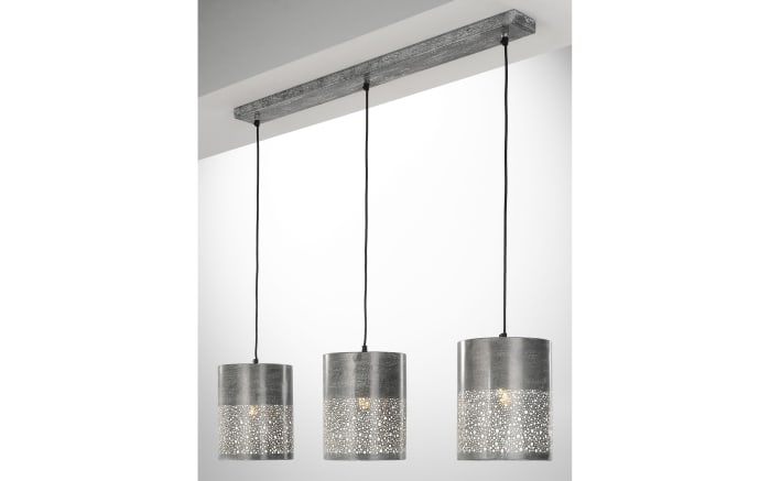 Pendelleuchte Rusty, grau, 100 cm-02