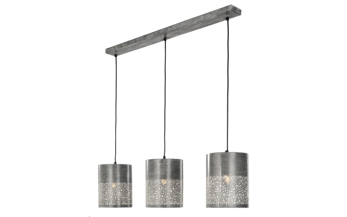 Pendelleuchte Rusty, grau, 100 cm-01
