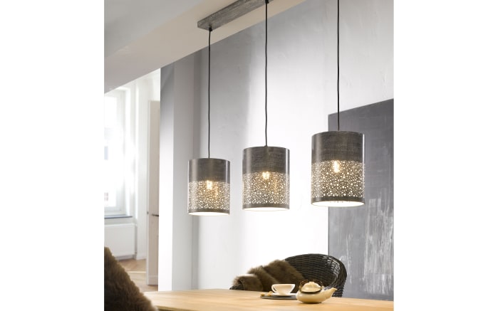 Pendelleuchte Rusty, grau, 100 cm-05