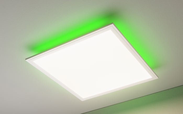 LED-Deckenleuchte Corinna RGB, weiß/aluminium, 45 cm-05