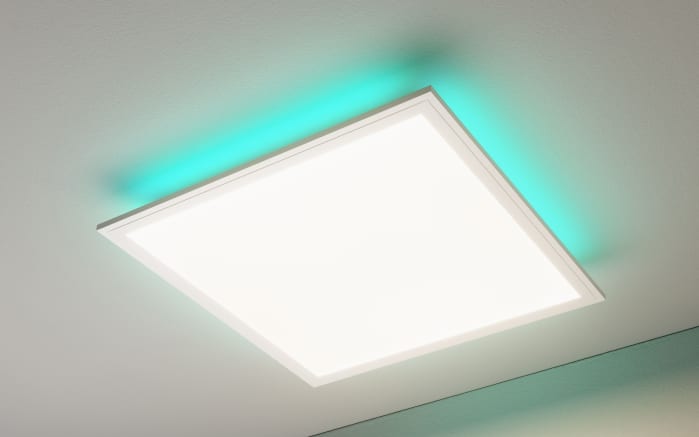 LED-Deckenleuchte Corinna RGB, weiß/aluminium, 45 cm-06