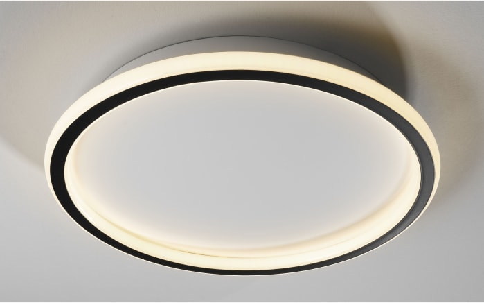 LED-Deckenleuchte Flow, schwarz/weiß, 40 cm-02