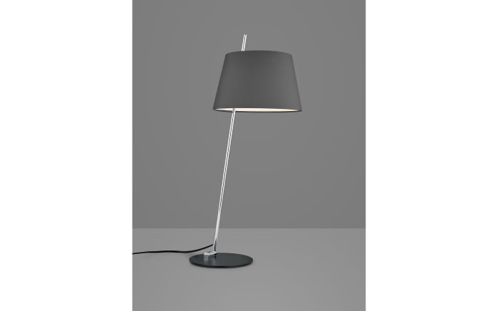 Tischleuchte Mondo Ganto, silber/anthrazit, 63 cm-02