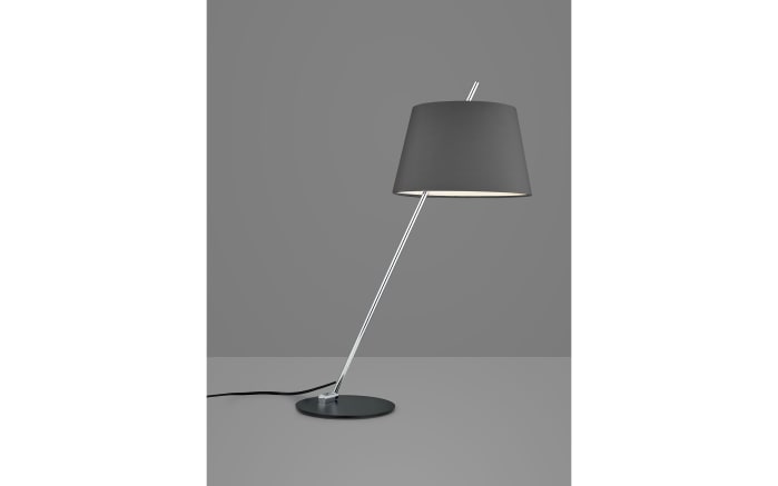 Tischleuchte Mondo Ganto, silber/anthrazit, 63 cm-03