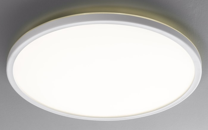 LED-Deckenleuchte Plain, weiß/silber, 42 cm-02
