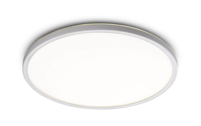 LED-Deckenleuchte Plain, weiß/silber, 42 cm-01