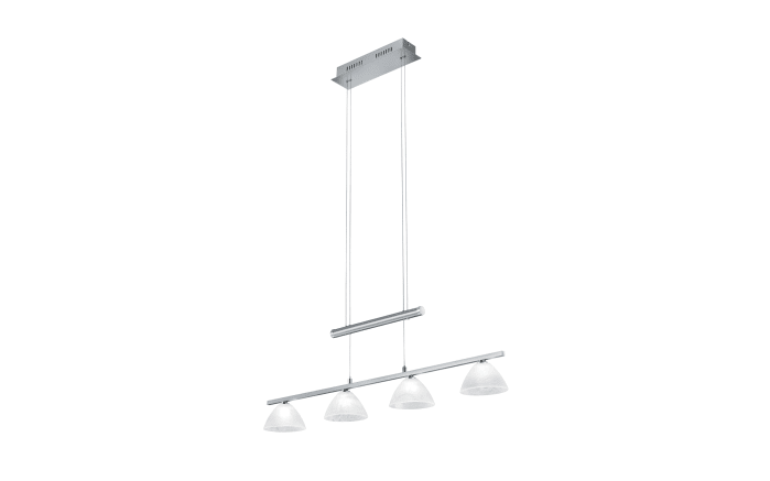 LED-Pendelleuchte Asti, nickel matt, 150 cm