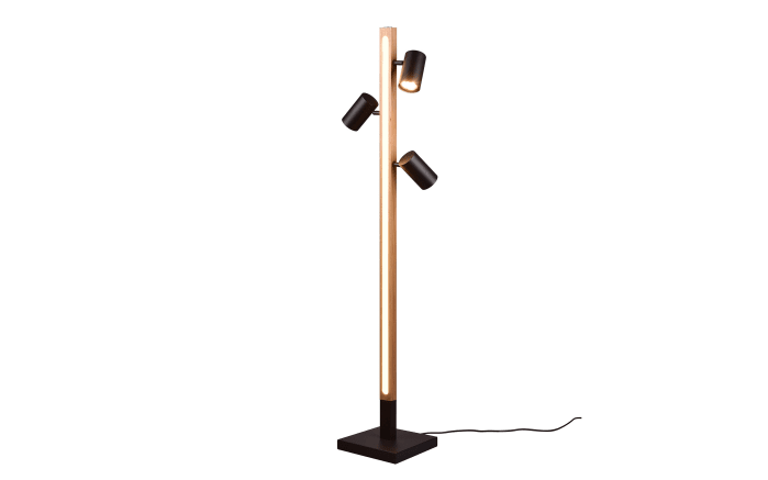 LED-Standleuchte Marley, holz/schwarz, 130 cm-01