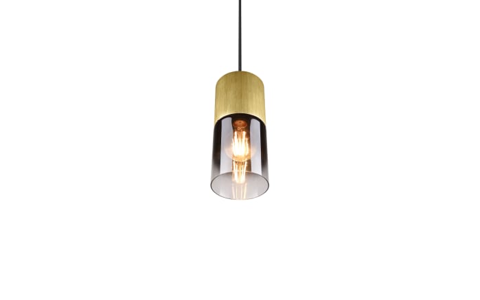 Pendelleuchte Robin, messing/rauchfarbig, 1-flammig, 10 cm-03