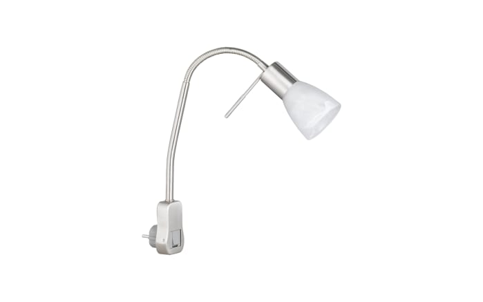 LED-Steckdosenleuchte Levisto, nickel matt, 40 cm-01