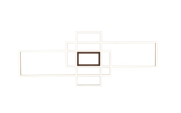 LED-Deckenleuchte Irvine, messing/schwarz, 105 cm-04