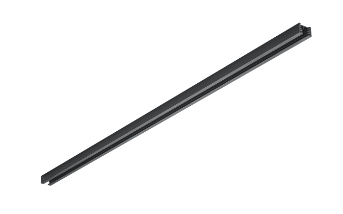 Schiene DUOline in schwarz matt, 100 cm