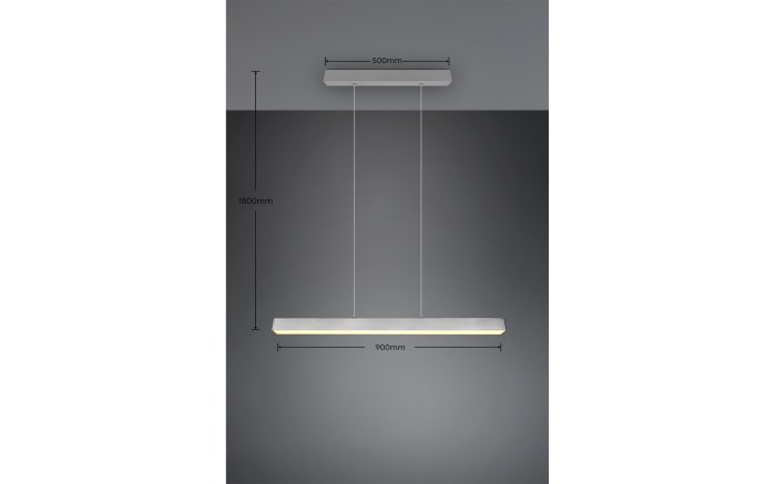 LED-Pendelleuchte DUOline in nickel matt, 90 cm-06