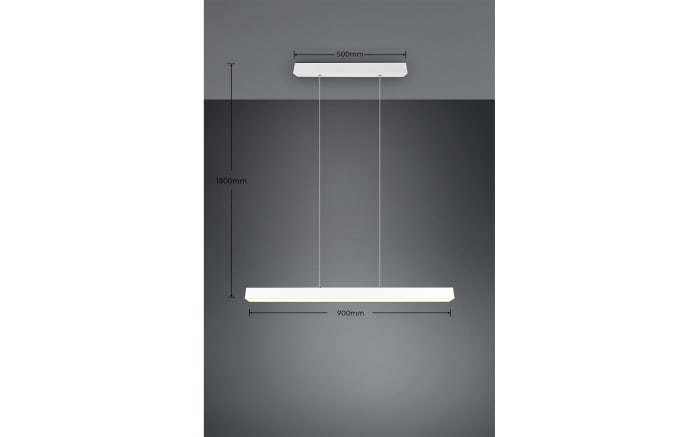 LED-Pendelleuchte DUOline in weiß matt, 90 cm-06