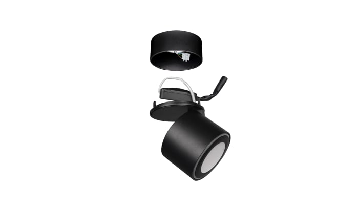 LED-Ein-/Aufbauspot Taurus, schwarz matt, 8 cm-06
