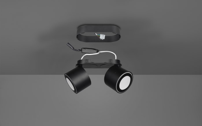 LED-Ein-/Aufbauspot Taurus, schwarz matt, 18 cm-10