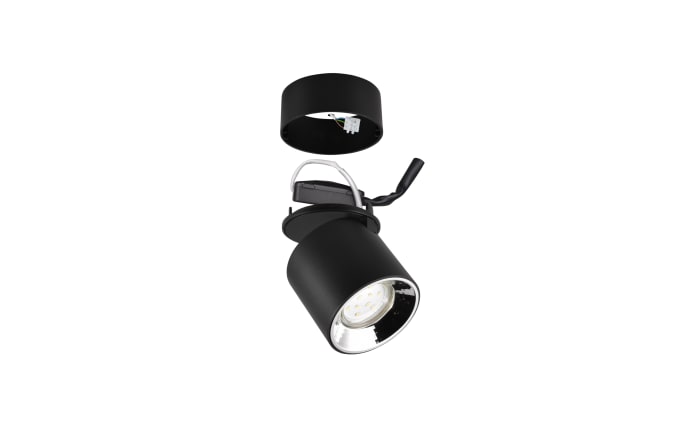 LED-Wandleuchte Guayana, schwarz, 12 cm-06