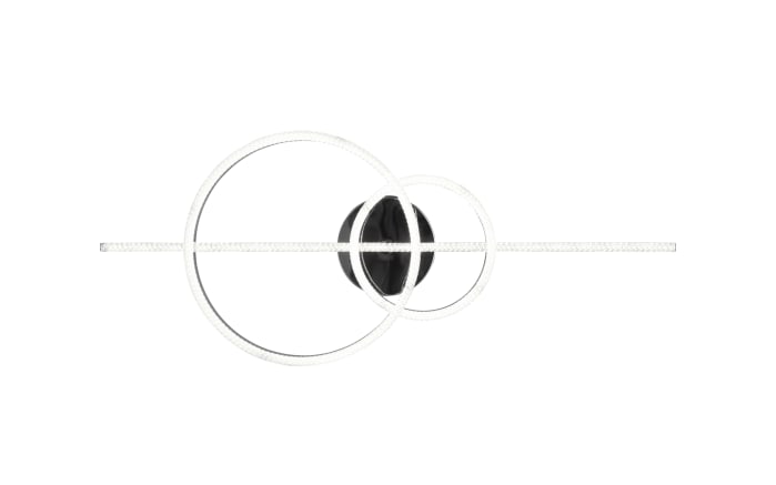LED-Deckenleuchte Montilla, chrom mit Kristalloptik, 40 cm-05