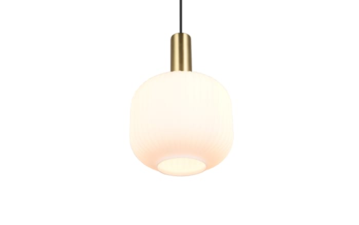 Pendelleuchte Diva, weiß/messing, 1-flammig-04