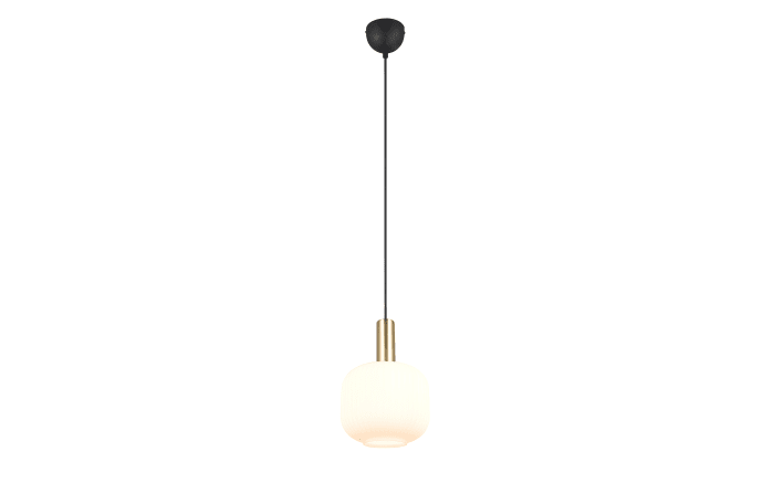 Pendelleuchte Diva, weiß/messing, 1-flammig-03