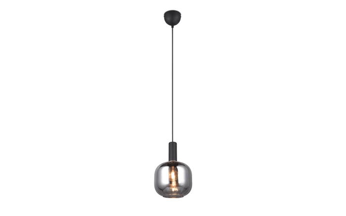 Pendelleuchte Diva, chromfarbig/schwarz, 1-flammig-03