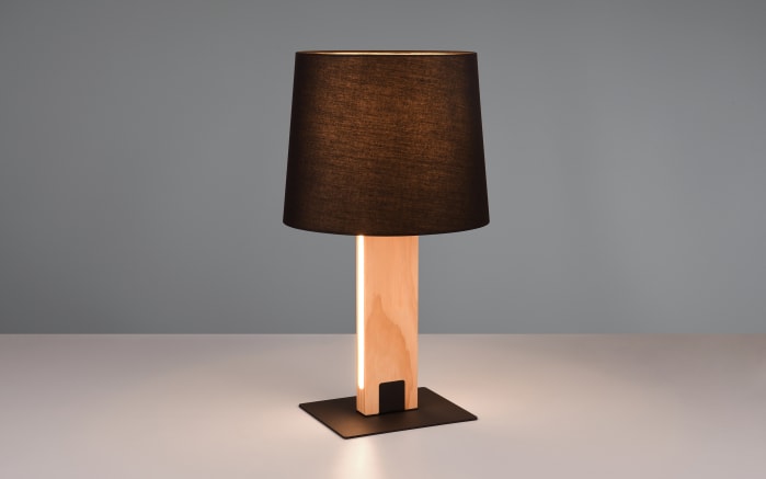 LED-Tischleuchte Rahul, holz/schwarz, inkl. Sensordimmer-02
