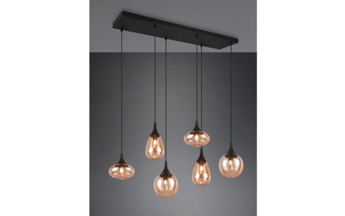 Pendelleuchte Lumina, amber, 6-flammig, inkl. Höhenverstellung-02