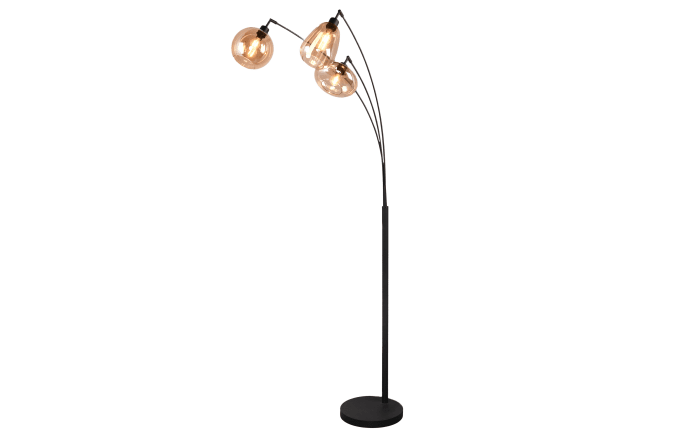 Standleuchte Lumina, amber, 3-flammig