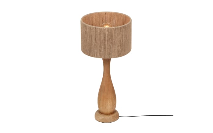 Tischleuchte Toba, holzfarbig