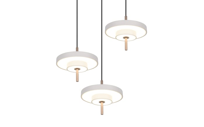 LED-Pendelleuchte Keaton, grau/coffee, 5-flammig, inkl. Switchdimmer-02