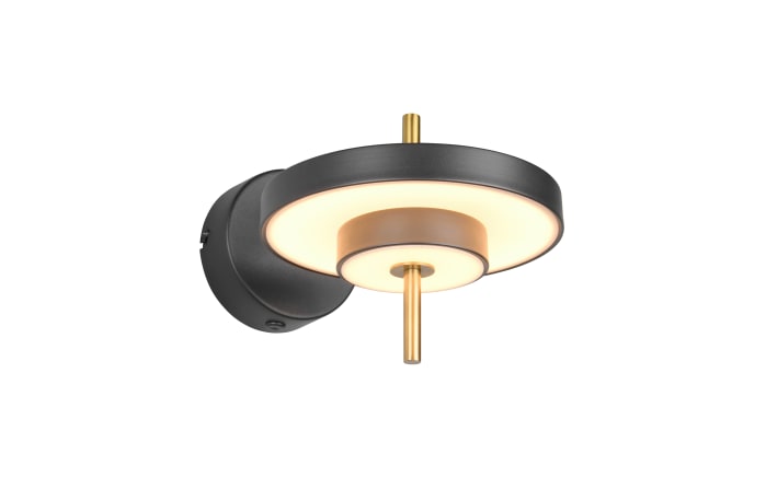 LED-Wandleuchte Keaton, schwarz/gold, inkl. Switchdimmer-02