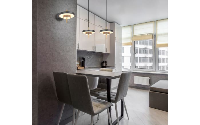 LED-Pendelleuchte Keaton, schwarz/gold, 1-flammig, inkl. Switchdimmer-07