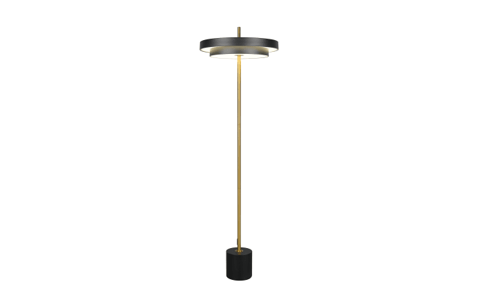 LED-Standleuchte Keaton, schwarz/gold, inkl. Sensordimmer-05