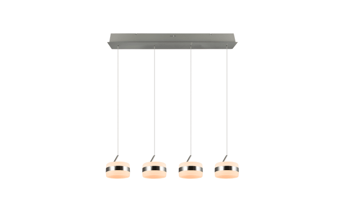 LED-Pendelleuchte Dios, nickelfarbig, 4-flammig-02