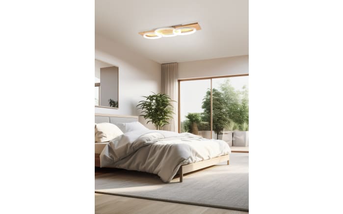 LED-Deckenleuchte Barca, holz/weiß-06