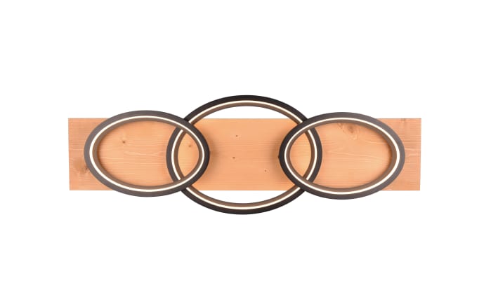 LED-Deckenleuchte Barca, holz/schwarz-05