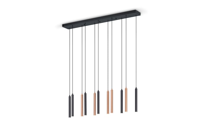 LED-Pendelleuchte Calina, coffee/schwarz, 115 x 150 cm, inkl. Funkfernbedienung -01