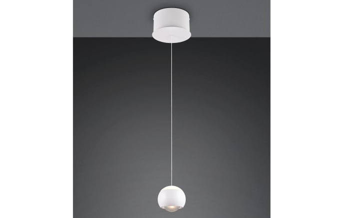 LED-Pendelleuchte Cannon, weiß, 1-flammig, inkl. Höhenverstellung -02