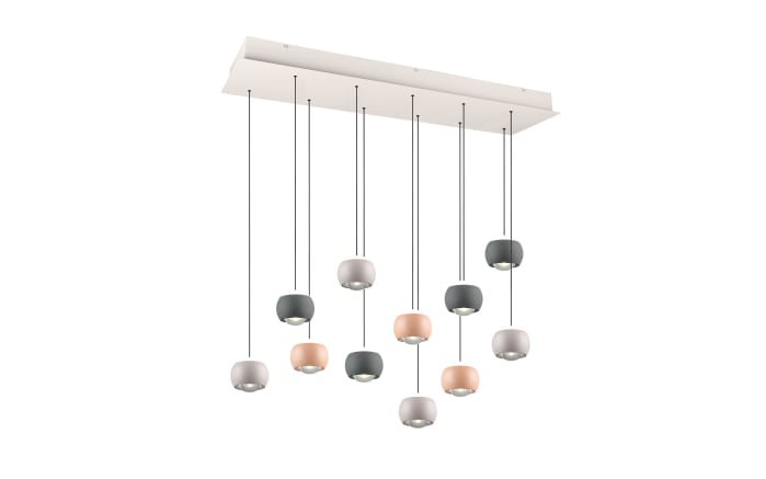 LED-Pendelleuchte Cannon, mehrfarbig, 11-flammig, inkl. stufenloser Höhenverstellung -04