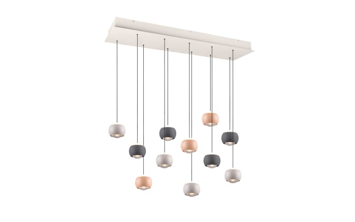 LED-Pendelleuchte Cannon, mehrfarbig, 11-flammig, inkl. stufenloser Höhenverstellung -02