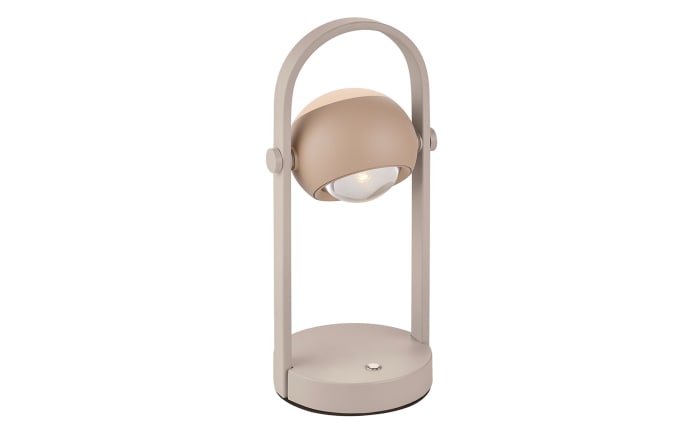 LED-Akku-Tischleuchte Cannon, peach/grau, inkl. Sensordimmer-03
