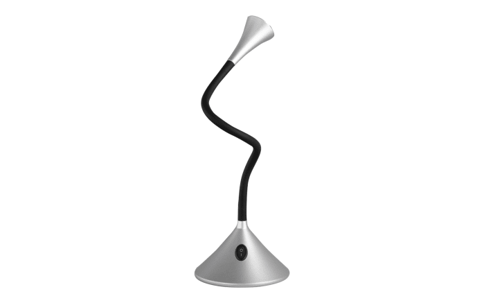 LED-Tischleuchte Viper, silber, 31 cm-01