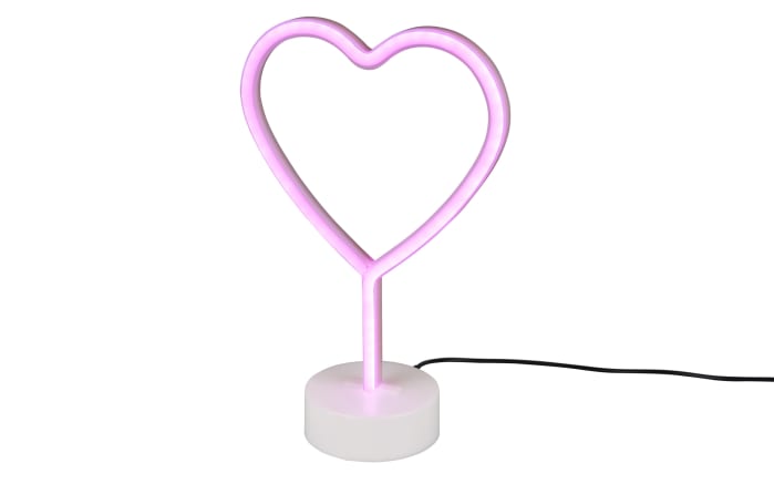LED-Deko-Tischleuchte Heart, weiß, 30 cm-01
