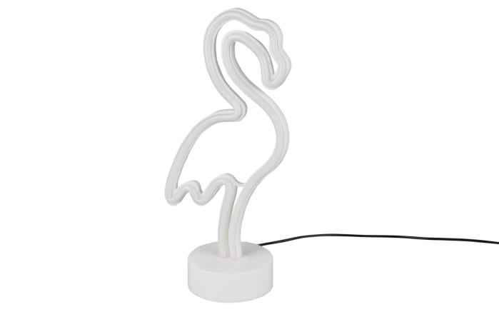 LED-Deko-Tischleuchte Flamingo, weiß, 32,5 cm-02