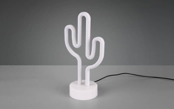 LED-Deko-Tischleuchte Cactus, weiß, 32,5 cm-02