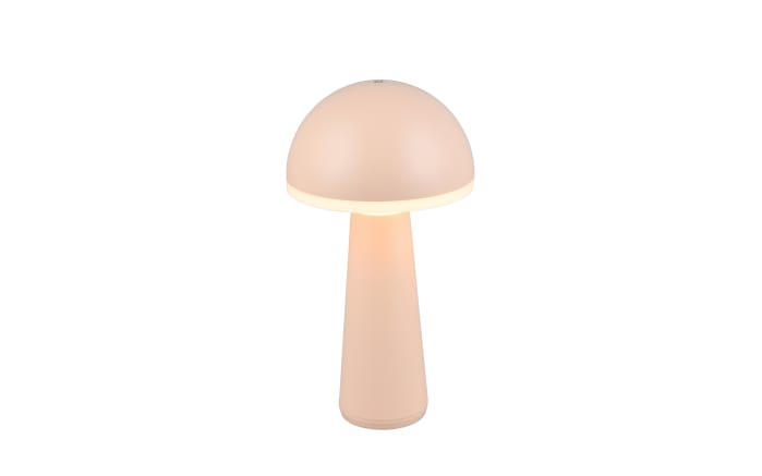 LED-Akku-Tischleuchte Fungo, sand, 31 cm-02