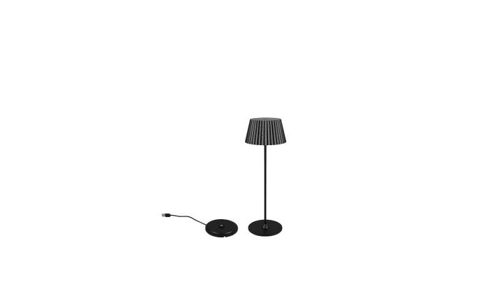 LED-Akku-Tischleuchte Suarez, schwarz, 39 cm-04