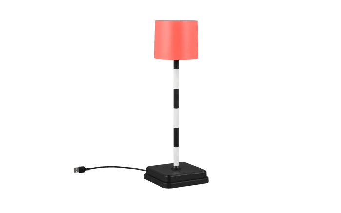 LED-Akku Tischleuchte Fernandez, rot, inkl. Ladestation-03