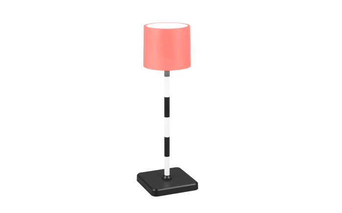 LED-Akku Tischleuchte Fernandez, rot, inkl. Ladestation-01