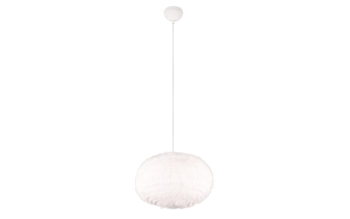 Pendelleuchte Furry, weiß, 50 cm 